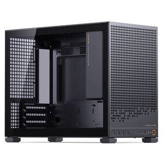 Jonsbo D32 PRO Black PC-Geh&auml;use, Mini-Geh&auml;use, mATX, Tempered Glass - schwarz