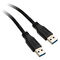 InLine USB 3.0 Kabel, A auf A, schwarz - 5m