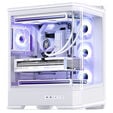 Jonsbo D400 PC-Geh&auml;use, Midi Tower, ATX, Tempered Glass - wei&szlig; image number null