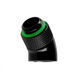 Bitspower Adapter 45 Grad G1/4 Zoll AG auf G1/4 Zoll IG - drehbar, schwarz matt image number null