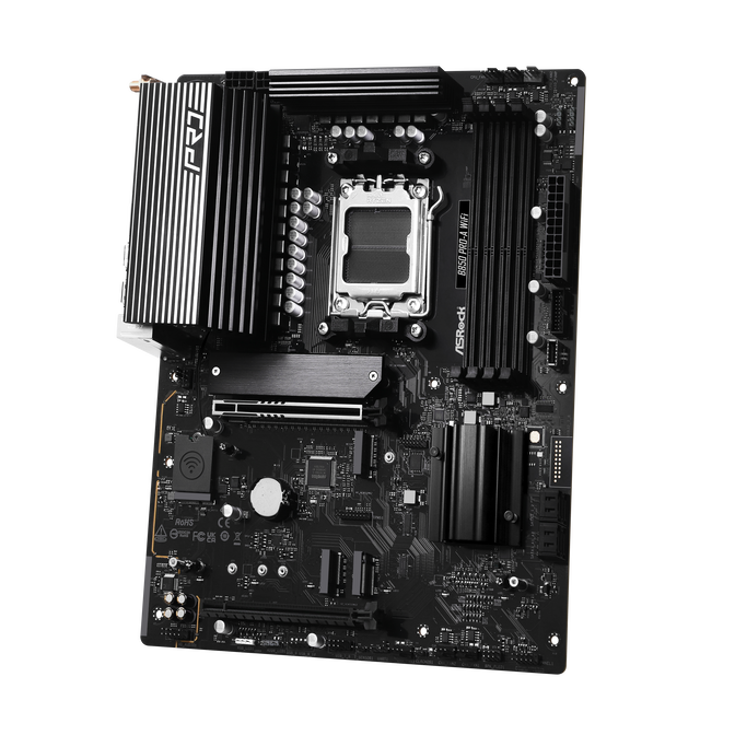 ASROCK B850 Pro-A WiFi motherboard, socket AM5, AMD B850, ATX, DDR5 image number 2