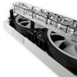 Stealkey Customs SK-UNI FLEX Mounting Bracket 28mm (120mm Fan) image number null