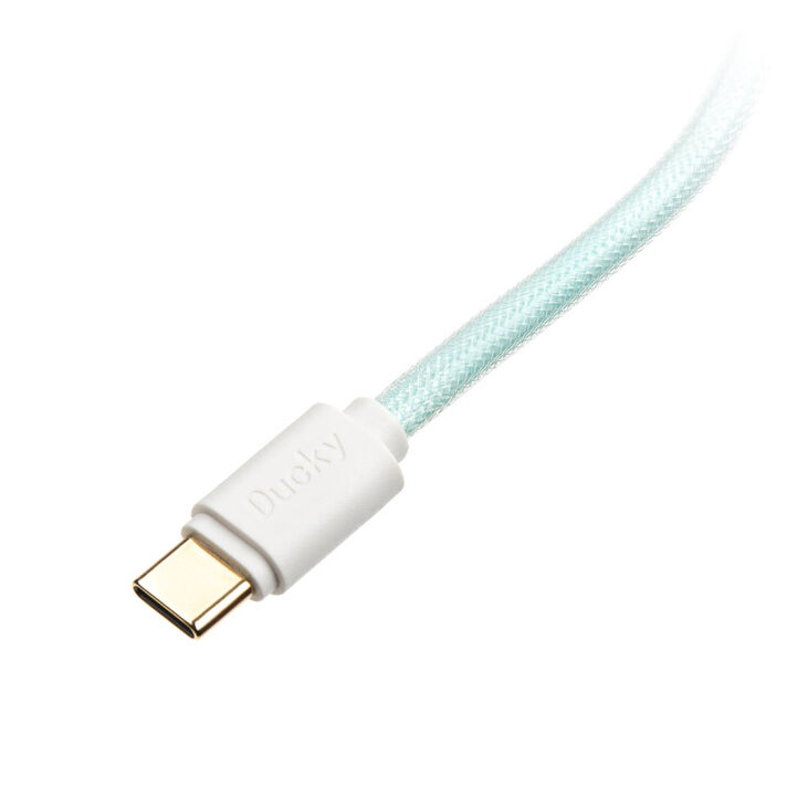 Ducky Premicord Azure Coiled Cable, USB Typ C auf Typ A - 1,8m image number 3
