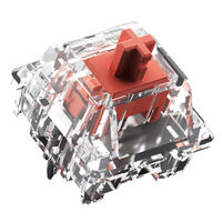 Glorious Fox Ultralight Switches, mechanisch, 5-Pin, linear, MX-Stem, 30g - lubed, 110 Stück