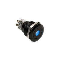 DimasTech Vandalismustaster 22mm, Blackline Dot - RGB