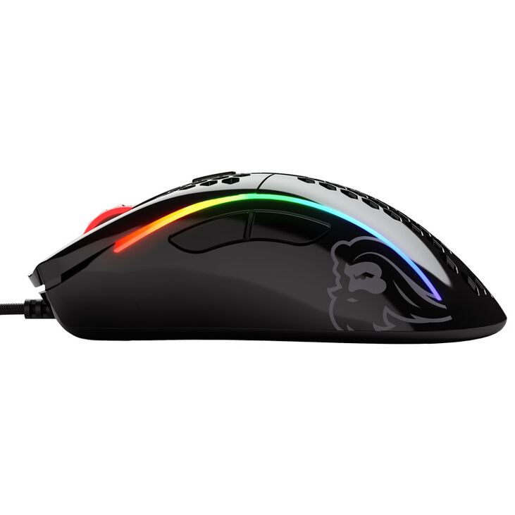 Glorious Model D Gaming Mouse - black, glossy + mousepad - XL image number 4