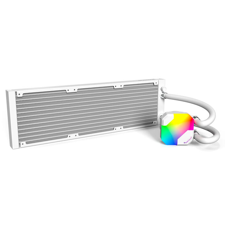 Montech Hyper Flow ARGB AIO water cooling, white - 360mm image number 2