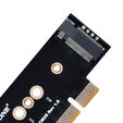 Silverstone SST-ECM28 M.2/SATA adapter card, PCIe 4.0, 1x M-Key, 1x SATA image number null