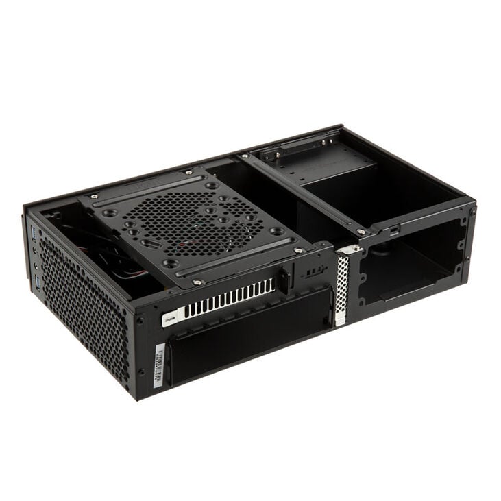 SilverStone SST-ML06B Milo HTPC Gehäuse - schwarz image number 3