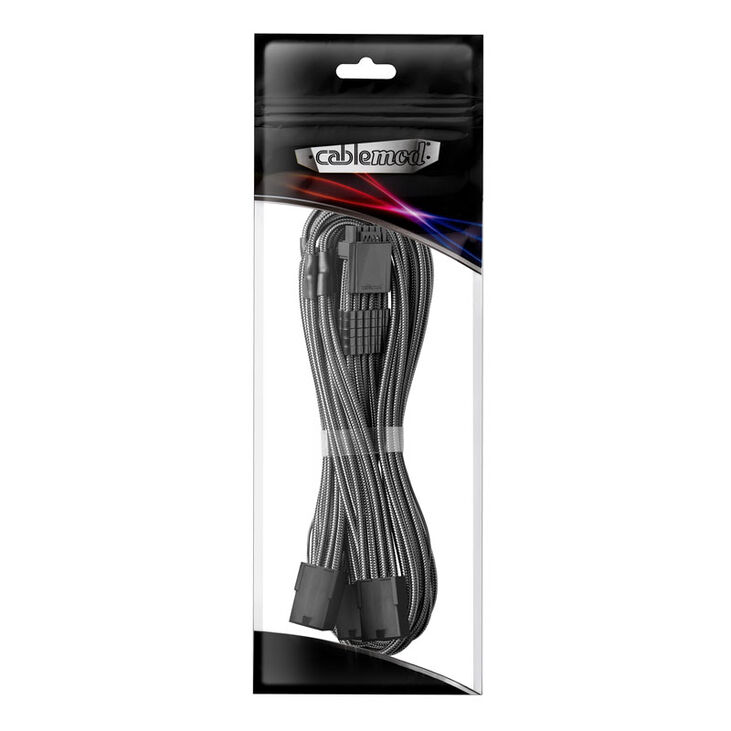 CableMod PRO ModMesh 12VHPWR to 3x PCI-e Cable - 45cm, carbon image number 2