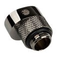 Bitspower X-Cross Adapter G1/4 inch male to G1/4 inch female - 5mm offset, glossy black image number null