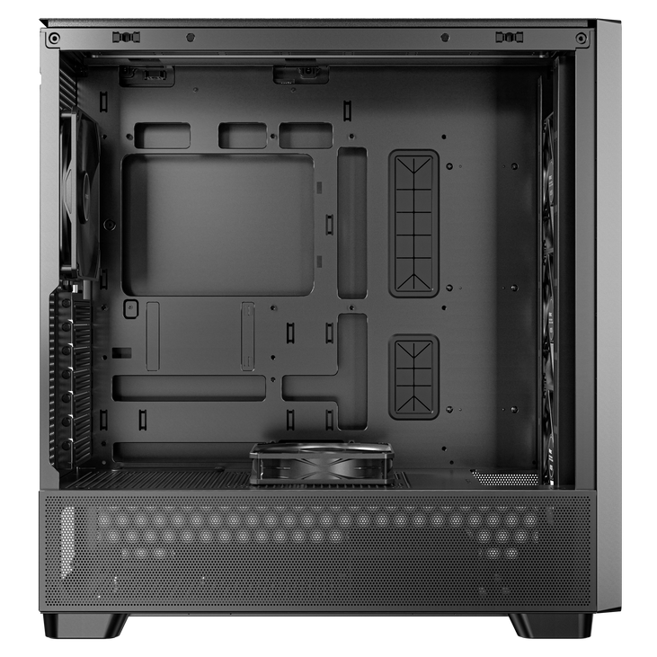 Antec Flux PC Case, Mid Tower, E-ATX, Tempered Glass – Black image number 9