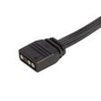 SilverStone ARGB 4-way splitter cable - 30cm image number null