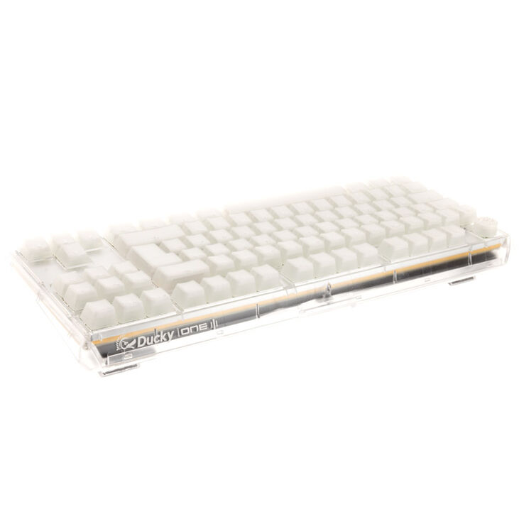 Ducky One 3 Aura White TKL Gaming Keyboard, RGB LED - MX-Speed-Silver image number 2