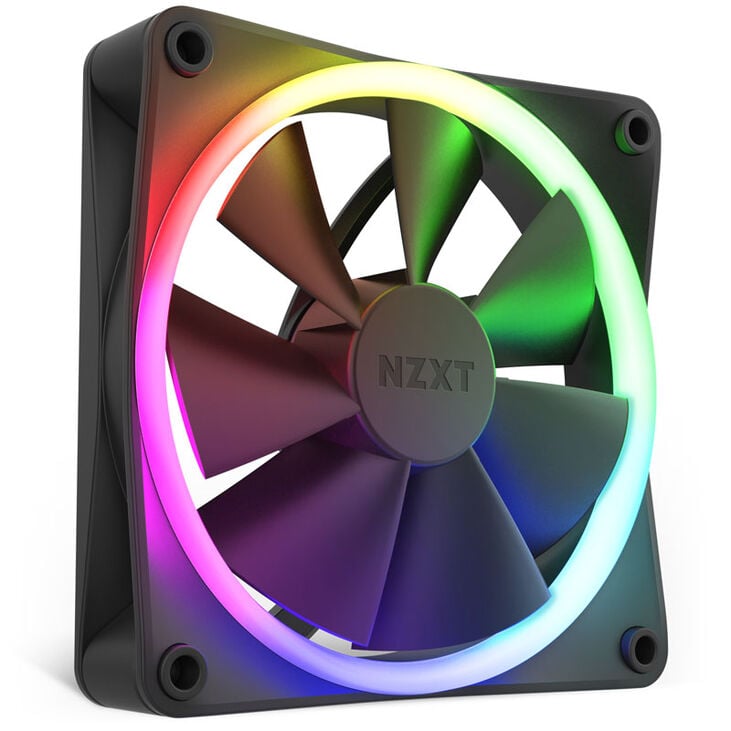 NZXT F120 PWM-Lüfter, schwarz image number 0