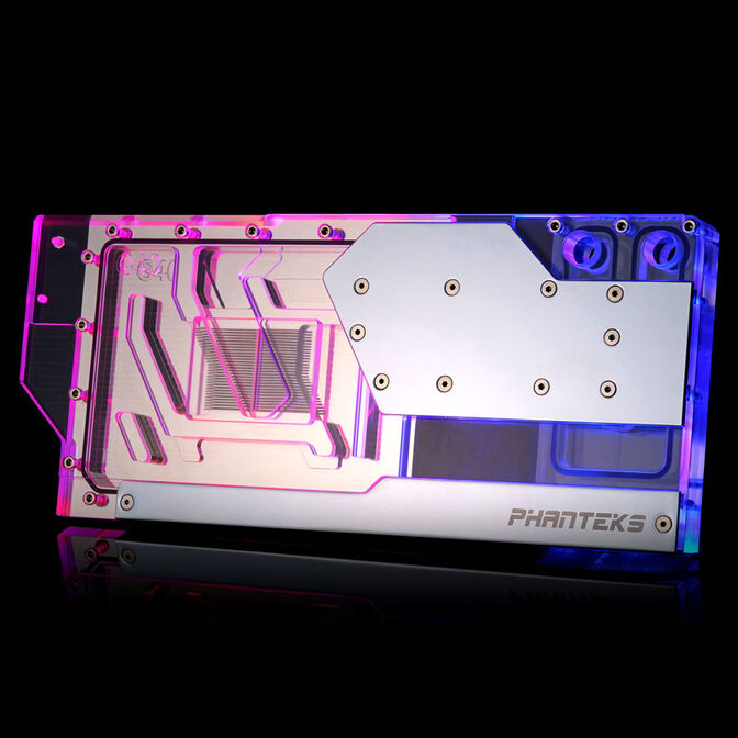 PHANTEKS Glacier G40 RTX 4090 Waterblock with Backplate for Gigabyte, D-RGB - chrome image number 4