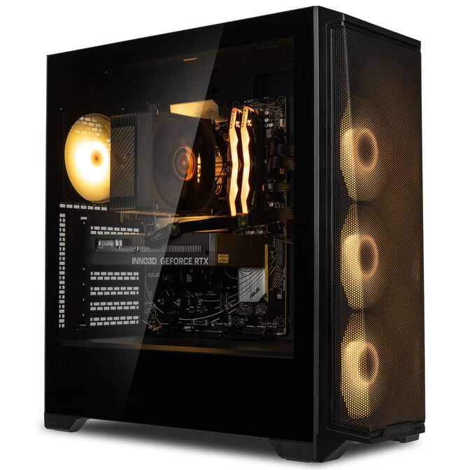 KingForge Gaming-PC Bronze, AMD Ryzen 5 7500F, RTX 5060, Phanteks Eclipse G370A &ndash; Fertig-PC image number 0