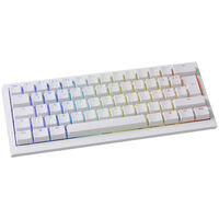 Ducky One X Mini Wireless Gaming Tastatur, induktiv, Hot Swap, RGB - Ducky Inductive Switch, ISO (DE), wei&szlig;