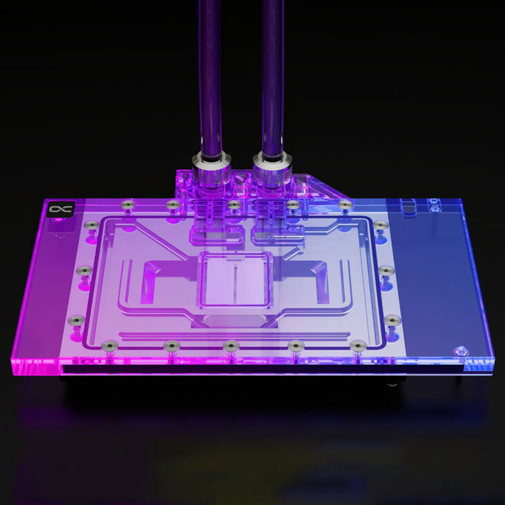 Alphacool Eisblock Aurora GPX-N RTX 4090 mit Backplate Aorus Master - Acryl image number 2