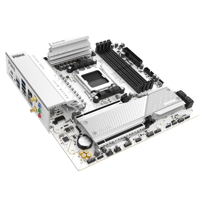 Sapphire Pure B850M WiFi Mainboard, Sockel AM5, AMD B850, mATX, DDR5 image number 4