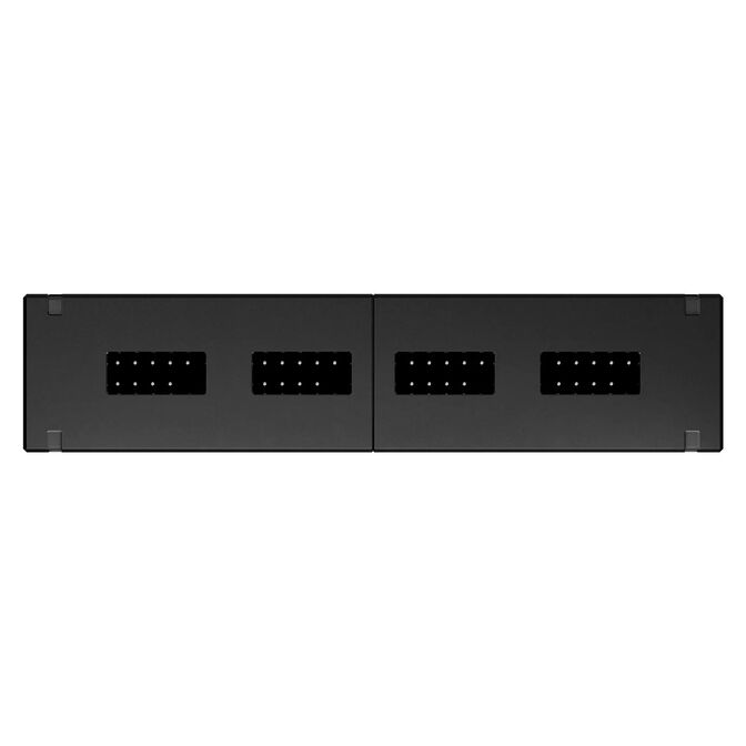 TRYX CONNEC interner USB-2.0-Hub, 4x 9-Pin, magnetische Montage - schwarz image number 3