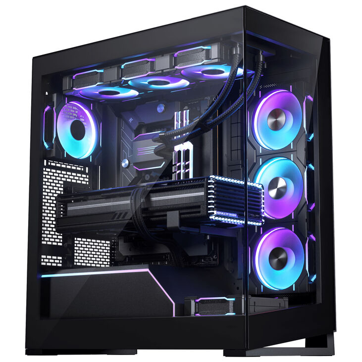 Phanteks NV5 MK2 Mid-Tower, E-ATX Case, Tempered Glass, DRGB - black image number 7