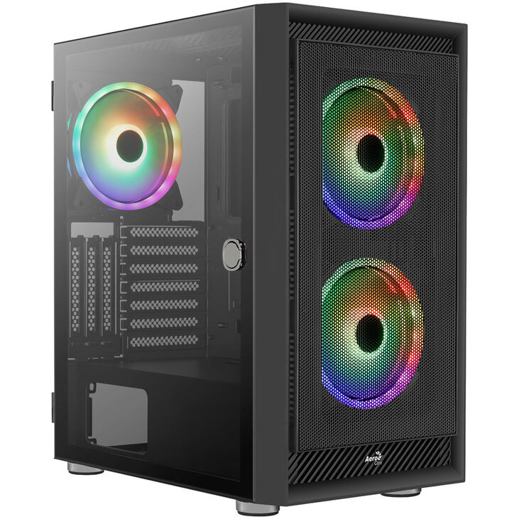 Aerocool Graphite v3 Mid Tower - Black image number 8