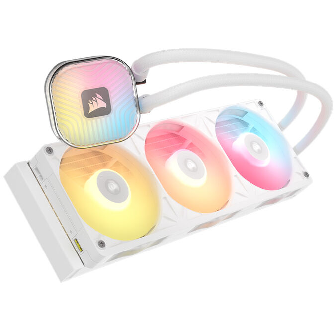 CORSAIR iCUE LINK TITAN 360 RX RGB CPU-Wasserk&uuml;hler, 360 mm, RGB, iCUE LINK - wei&szlig; image number 1