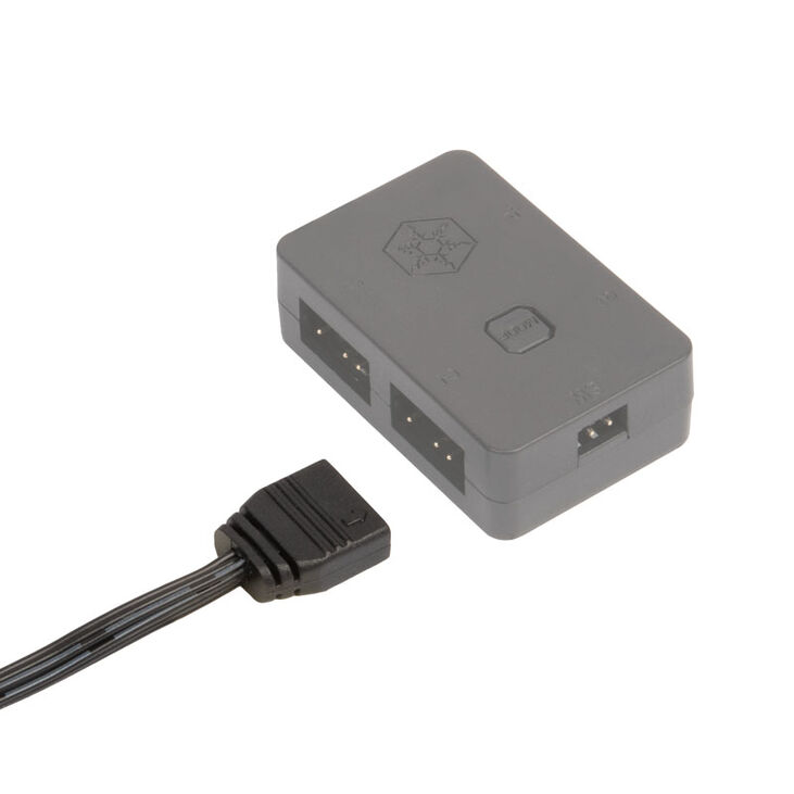 SilverStone ARGB 4-way splitter cable - 30cm image number 5
