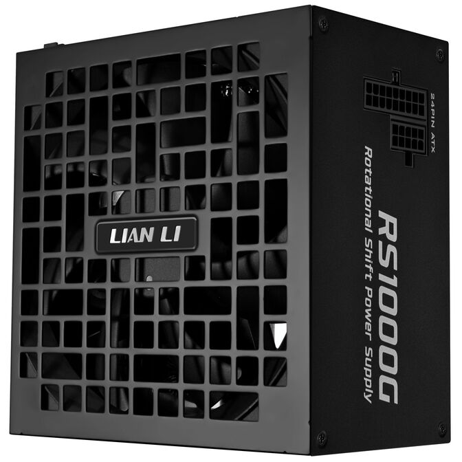 Lian Li RS Series 80 PLUS Gold power supply, ATX 3.1, modular - 1,000 watts, with RS Hub, black image number 0