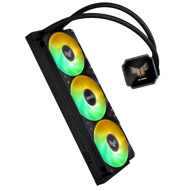 ASUS TUF Gaming LC III 360 ARGB LCD AiO Wasserk&uuml;hlung, 2,8&rdquo;-LCD - 360mm, schwarz image number 3