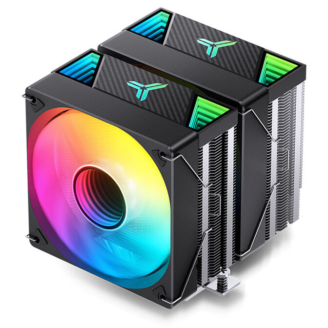 Jonsbo CR-3000 CPU-K&uuml;hler Dual Tower, ARGB - 2x 120 mm, schwarz image number 3