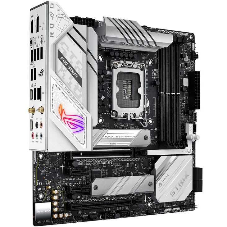 ASUS ROG Strix B760-G Gaming WIFI, Intel B760 Mainboard, Sockel 1700, DDR5 image number 9
