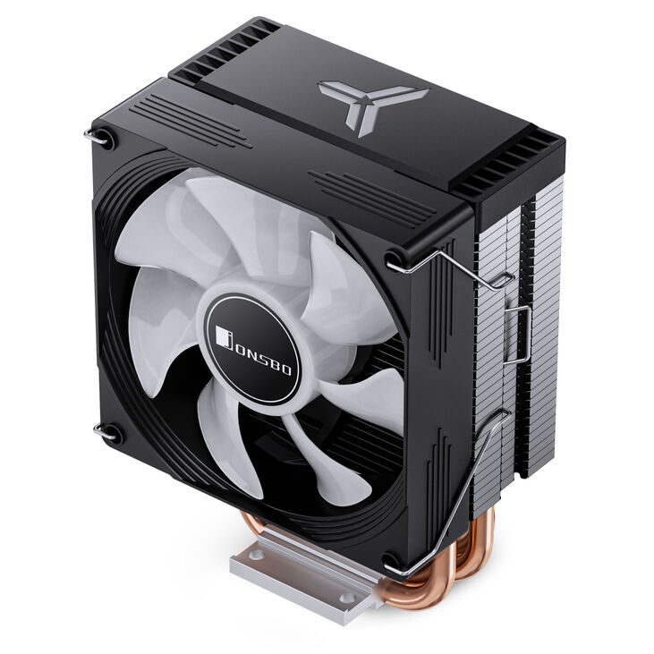 Jonsbo CR-1300 EVO CPU-Kühler, 90 mm - schwarz, RGB image number 4