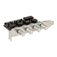 Lamptron CP436 4-channel fan controller for PCI slot - silver