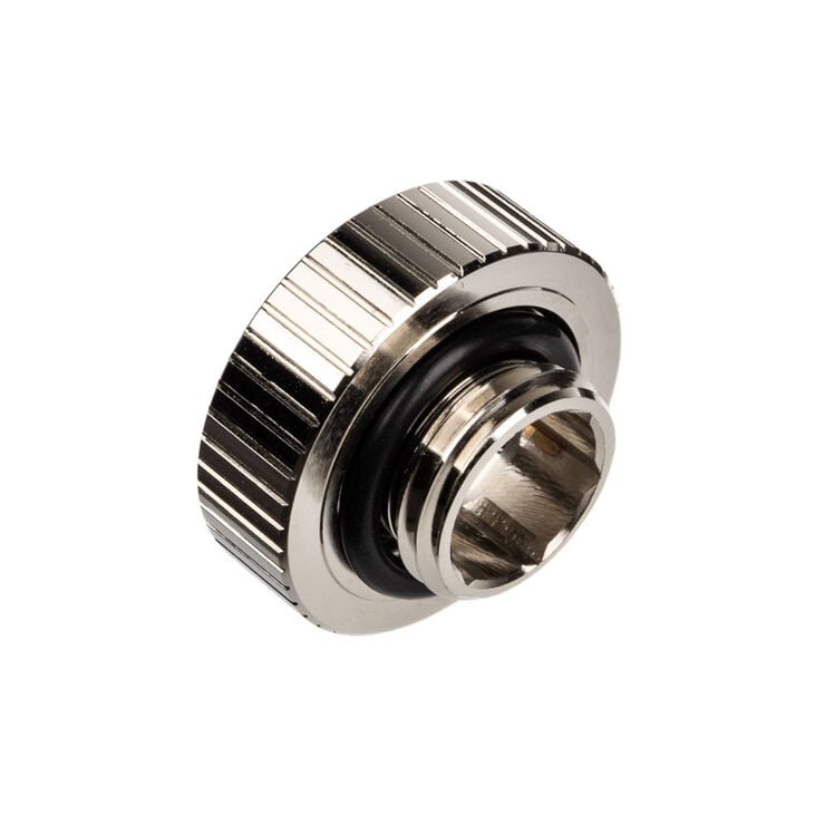 EK Water Blocks EK-Quantum Torque G1/4 Inch Extension Straight Fitting M/F 7 - Nickel image number 1