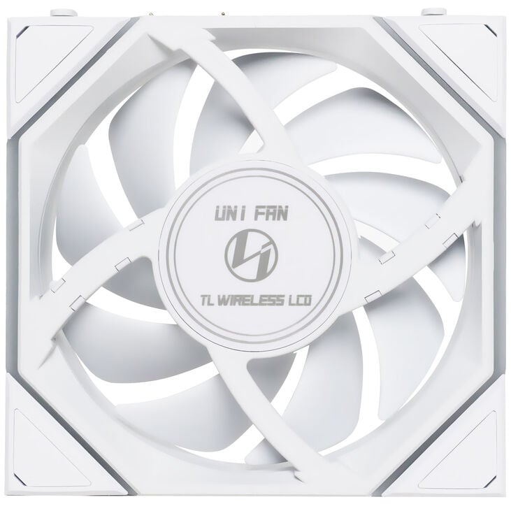 Lian Li UNI FAN TL Wireless LCD Fan, ARGB, PWM - Reverse Blade, 120 mm, White image number 4