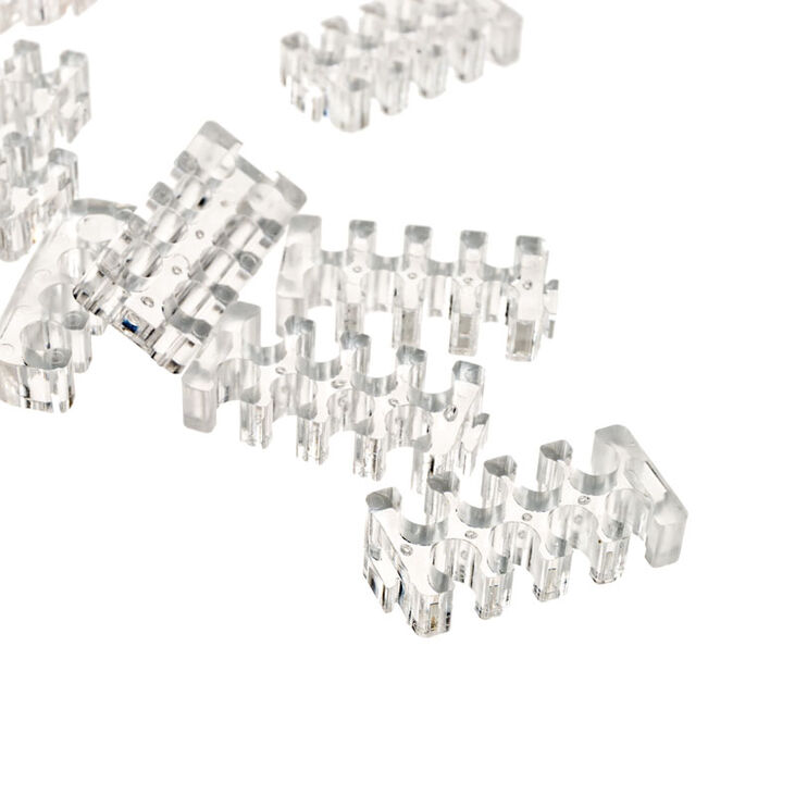 SilverStone SST-PP09, cable comb set, transparent image number 1