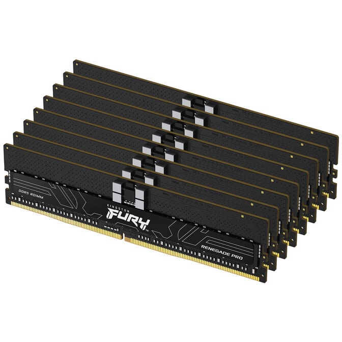 Kingston Fury Renegade Pro DDR5-6000 RAM, CL32, XMP, EXPO, ECC reg. - 128 GB Octo-Kit image number 0