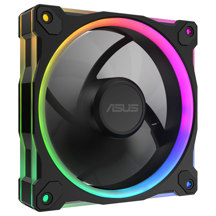 ASUS Prime MR120 ARGB-Lüfter, PWM, Reverse - 120mm, schwarz, 3er-Pack image number 6