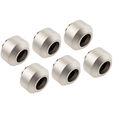Optimus Hardtube Fitting, 12 mm, 6er-Pack mit Werkzeug - Satin Nickel image number null