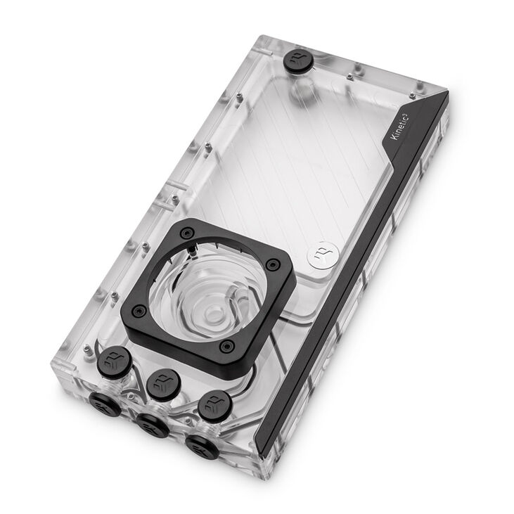 EK Water Blocks EK-Quantum Kinetic3 FLT D5/DDC Ausgleichsbehälter - 240mm, D-RGB, Acryl image number 1