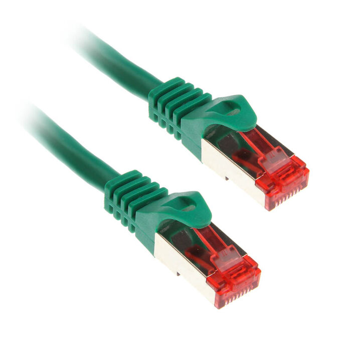 InLine Patchkabel Cat.6, S/FTP (PiMf), 250MHz, gr&uuml;n - 5m image number 0