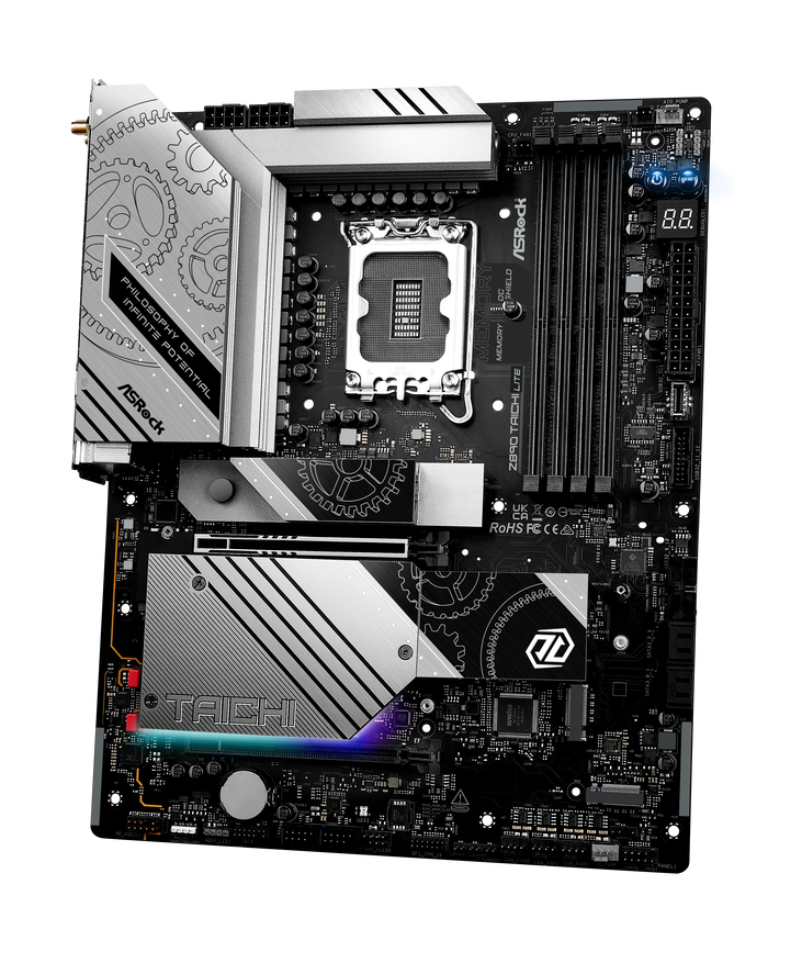 ASRock Z890 Taichi Lite Mainboard, Sockel LGA 1851, Intel Z890, ATX, DDR5 image number 4