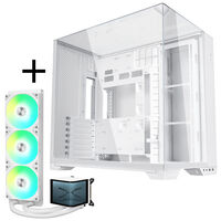 Lian Li O11 Vision Compact + TRYX PANORAMA ARGB Complete Water Cooling - white, 360mm