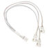 Kolink 1-3 PWM Fan Splitter Cable - 35cm, braided, white image number null