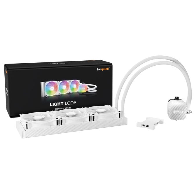 be quiet! Light Loop All-in-One Water Cooling, ARGB - 360mm, white image number 6