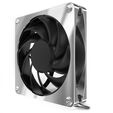 Alphacool Apex Stealth Metal Fan 120 mm, 2,000 RPM - chrome image number null