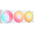 CORSAIR iCUE LINK RX360 II Unified Frame RGB Triple-Fan PWM-L&uuml;fter, 2.100U/min - mit Controller, wei&szlig; image number null
