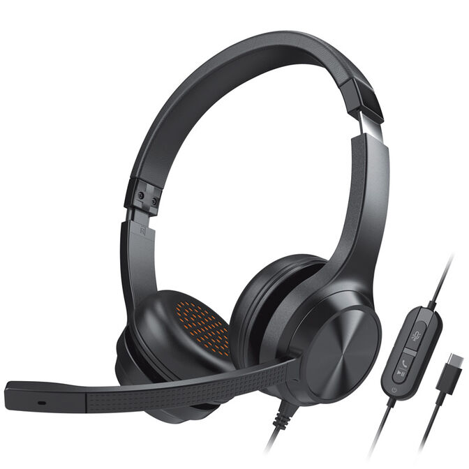Creative Chat USB Headset, On-Ear, USB-C - schwarz image number 2